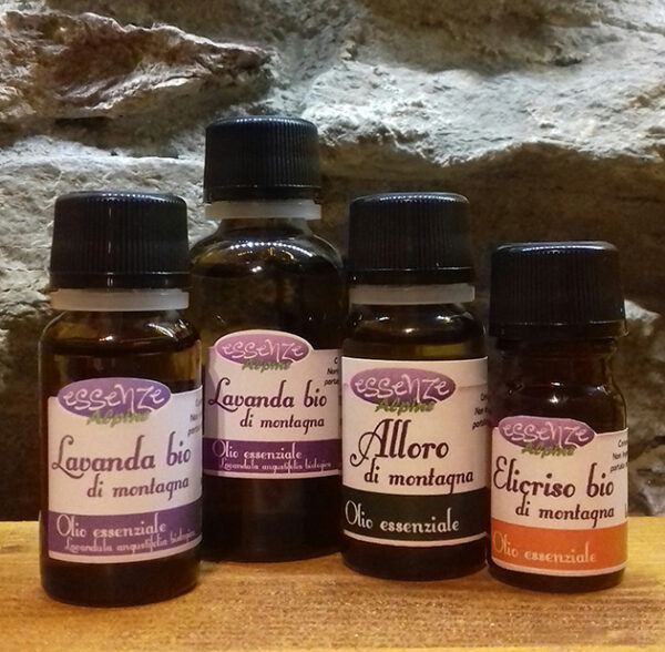 Bio-lavender essential oil. il brusafer