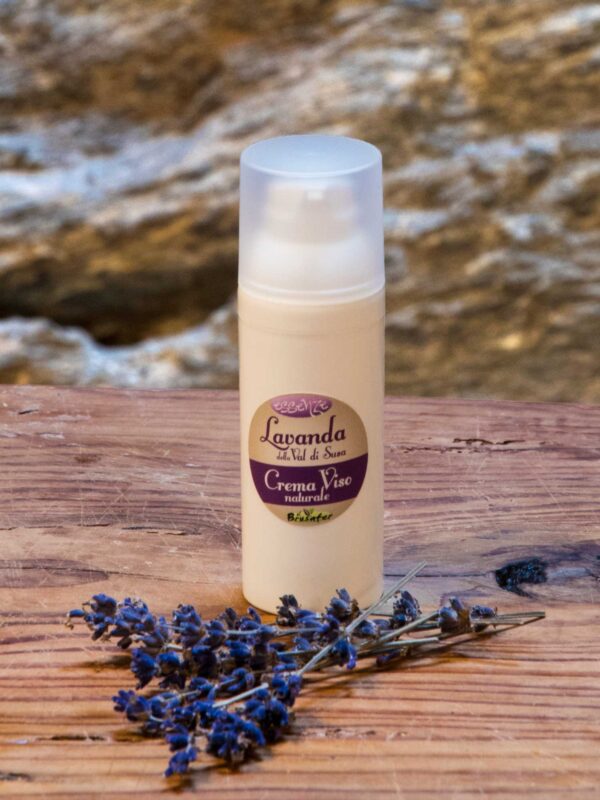 Face  cream with the mountain lavender