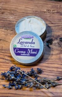Hand-cream with mountain bio-lavender
