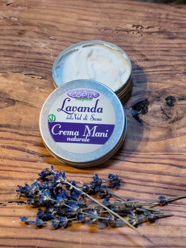 Hand-cream with mountain bio-lavender