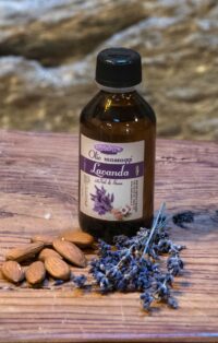 Massage oil of  the mountain bio-lavender