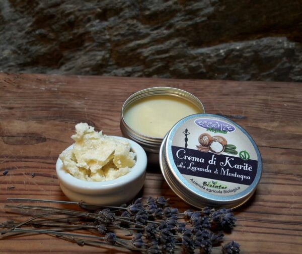 Cream with Shea butter and mountain lavender